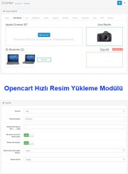 Opencart Hızlı Resim Yükleme Modülü