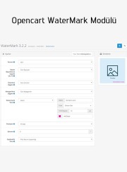 Opencart WaterMark Modülü